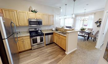 Fully furnished kitchen
